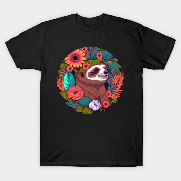 Bringing Smiles: Cool and Adorable Sloth T-Shirt by ceemyvision